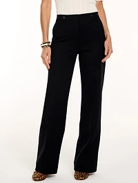 Polished Ponte Wide Leg Pants