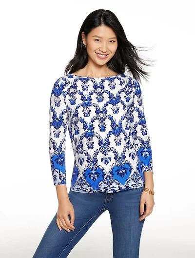 Bateau Neck Tee