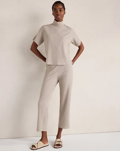 Ribbed Straight Leg Pants