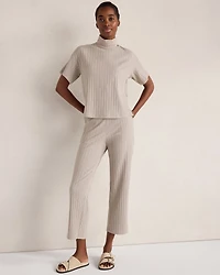 Ribbed Straight Leg Pants