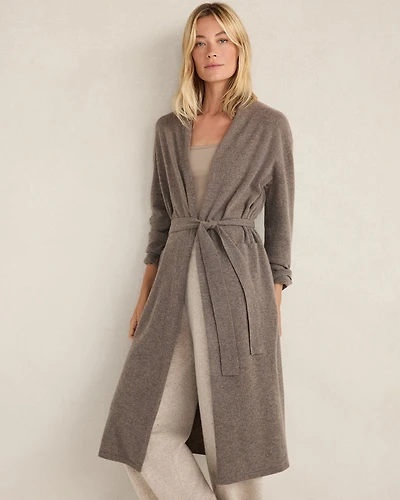 Cashmere Belted Duster