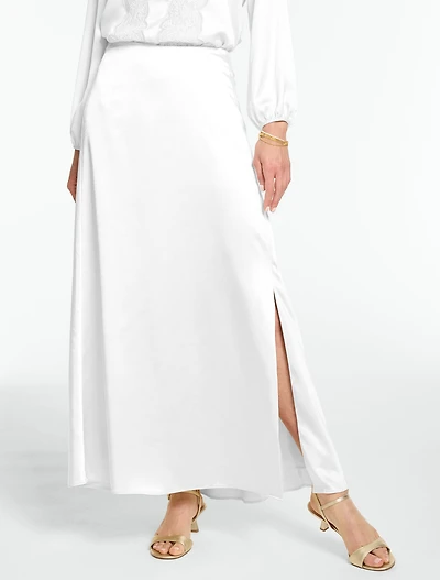 RSVP Satin Slip Skirt