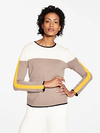 Crewneck Sweater - Colorblock
