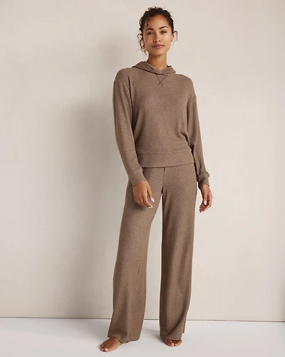 Resti Brushed Rib Knit Drawstring Pants