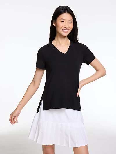 Supersoft Jersey Short Sleeve V-Neck Tee