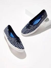 Keds® Cotton Eyelet The Mini Sneakers