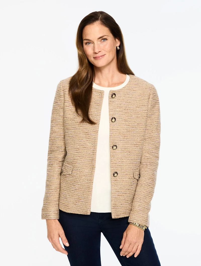 Tweed Knit Lady Jacket