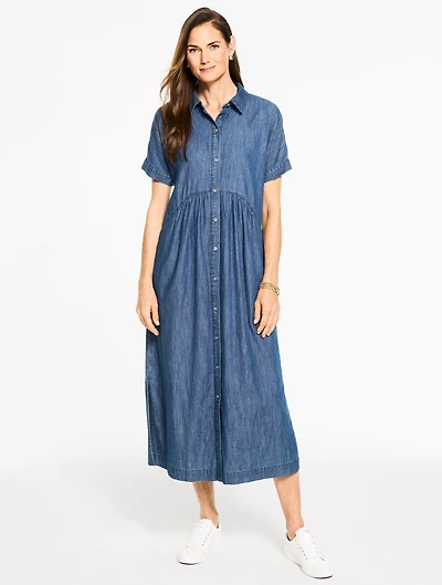 Denim Shirtdress - Marin Wash