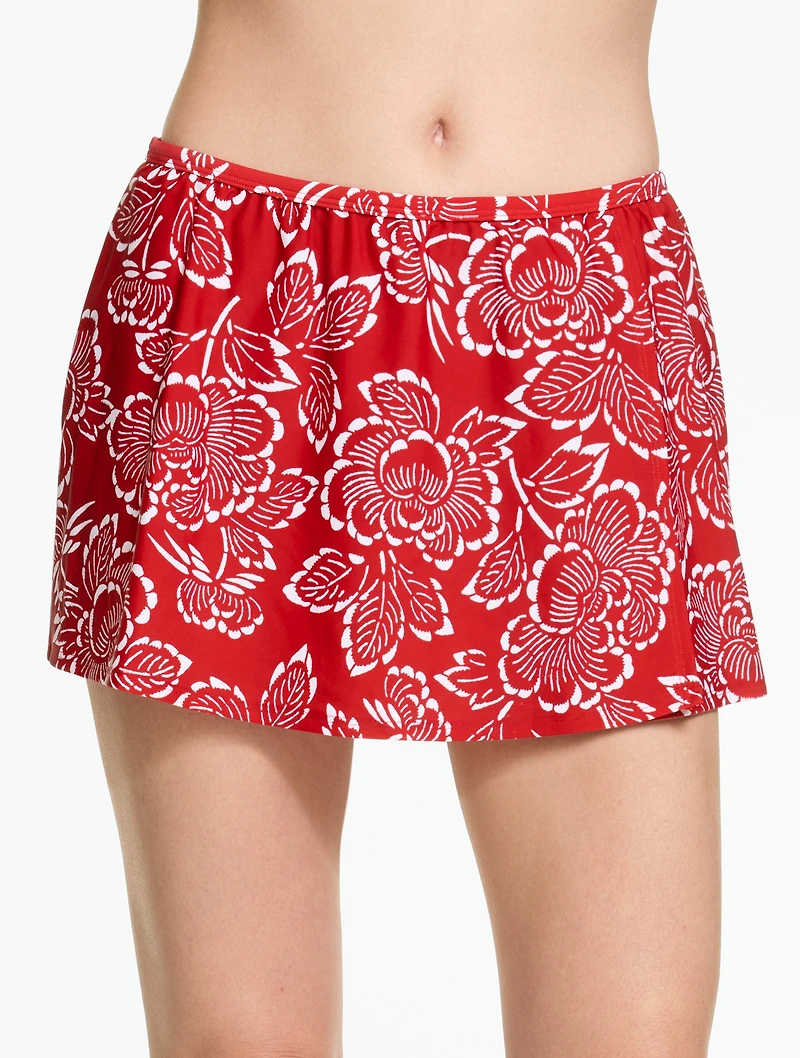 Aqua Club Wrap Swim Skirt - Capri Rose