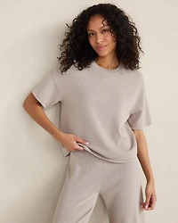 Viscose Blend Crewneck Tee
