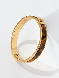 Tortoiseshell Hinge Bracelet