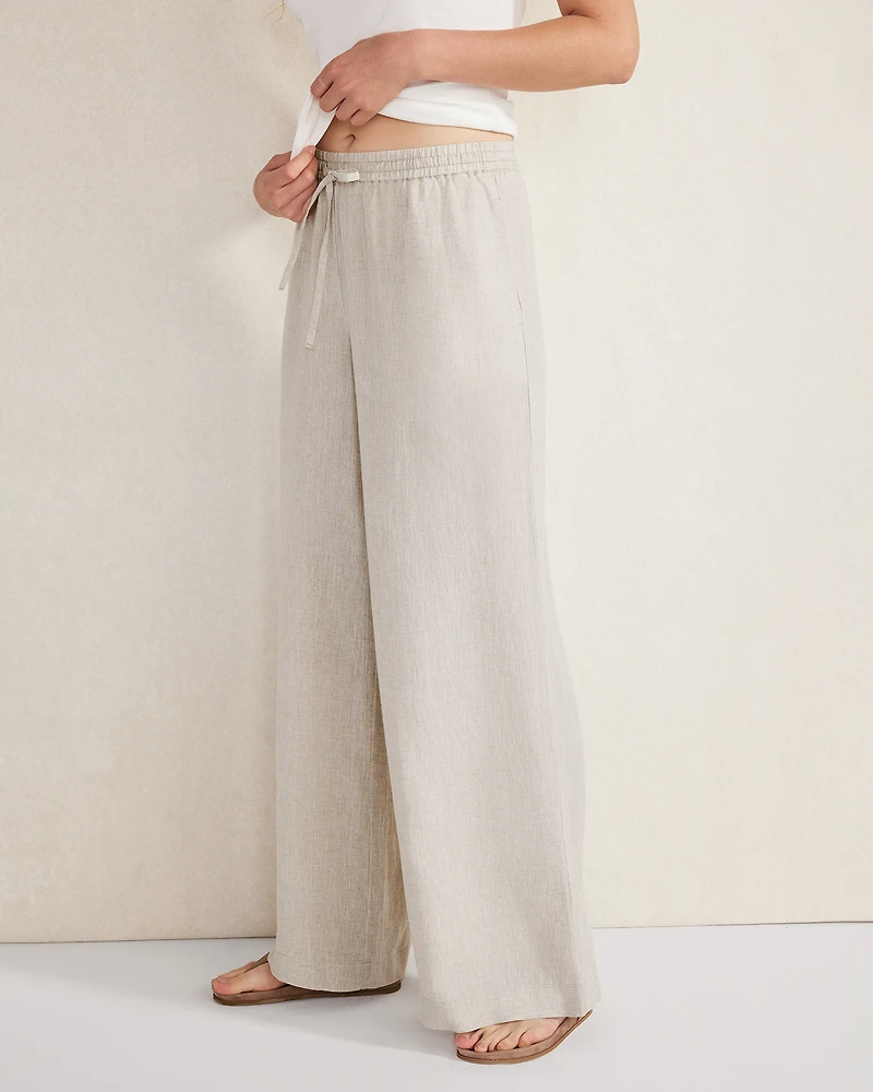 Linen Wide Leg Pants