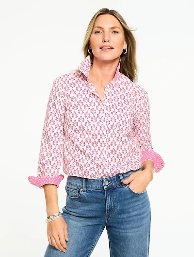 Modern Classic Shirt - Graphic Leaves