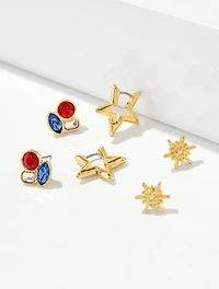 Americana Stud Earring Set