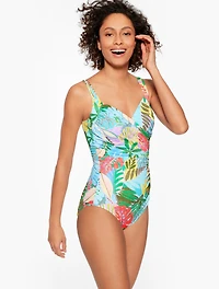 Miraclesuit® Sanibel One-Piece Swimsuit - Paradise Foliage