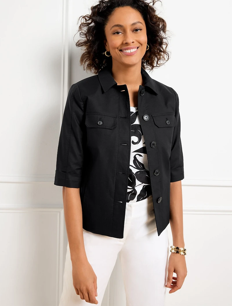Slub Twill Jacket