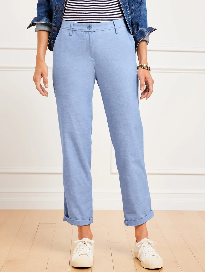 Relaxed Chinos  - Newport Chambray