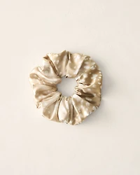 Washable Silk Printed Scrunchie
