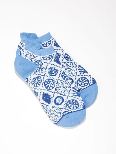 Seashell Tiles Ankle Socks