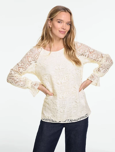 Paisley Delicate Lace Top