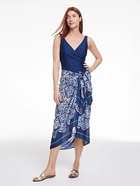 Aqua Club Pareo Cover-Up - Coastal Tile