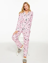 Cotton Flannel Sleep Set - Christmas Dogs