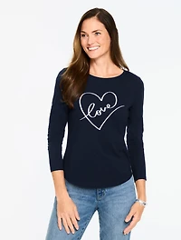Long Sleeve Crewneck Tee