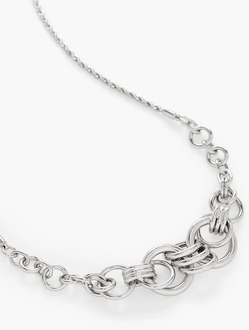 Interlock Sculptural Necklace