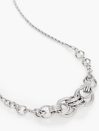 Interlock Sculptural Necklace