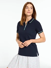 UPF 50+ Piqué Short Sleeve Polo