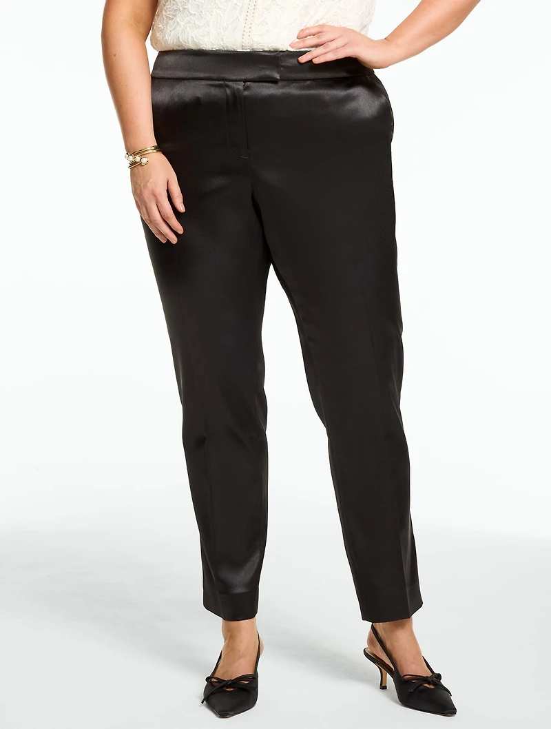 RSVP Satin Slim Leg Pants
