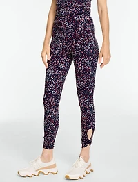 Out & About Twist Capri Leggings - Leopard Kaleidoscope