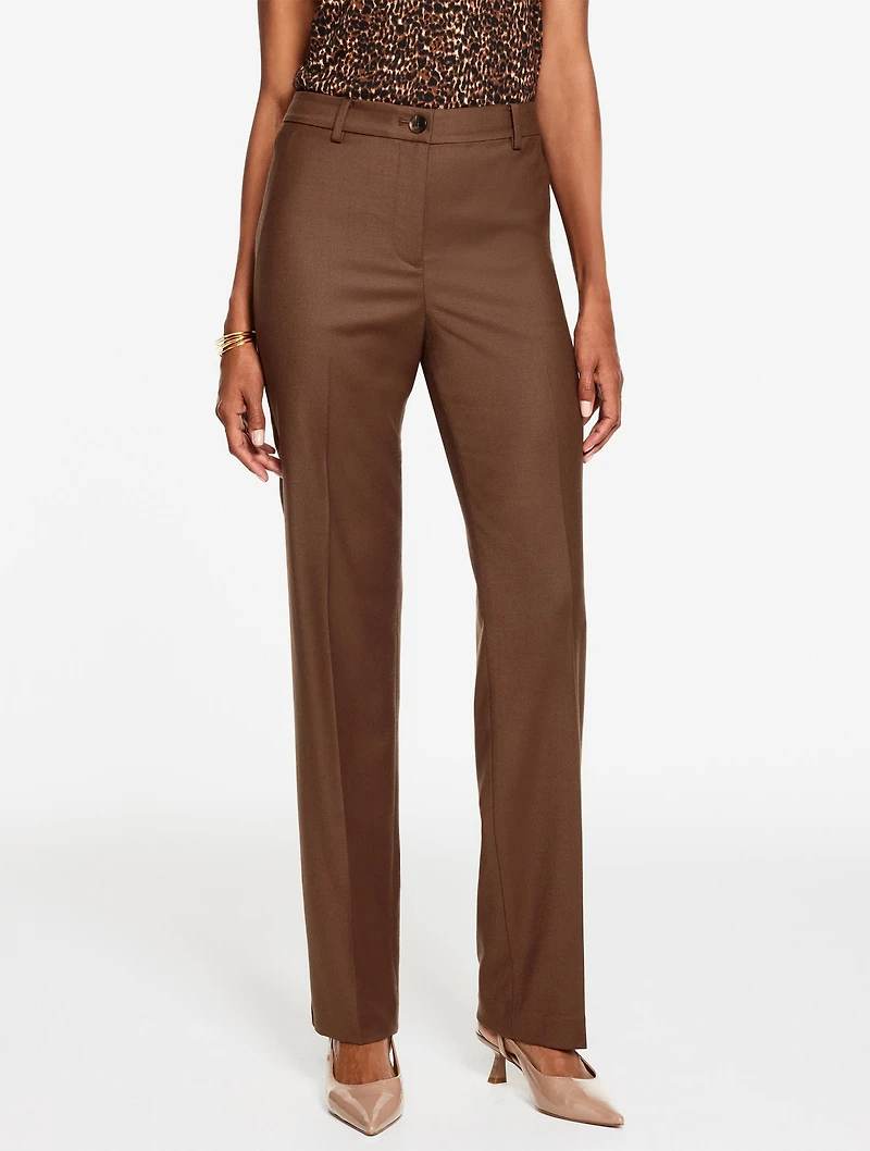 Talbots Southampton Luxe Italian Flannel Straight Leg Pants