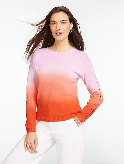 Crewneck Sweater - Dip-Dyed