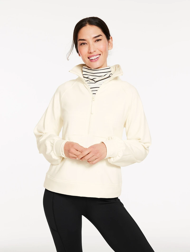 Cozy Cloud Half-Zip Pullover