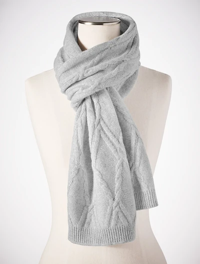Metallic Cashmere Scarf
