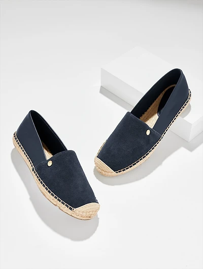 Izzy Suede Nappa Espadrille Flats