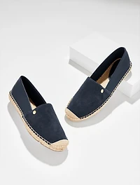 Izzy Suede Nappa Espadrille Flats