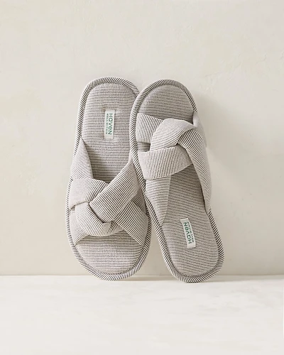 Cotton Blend Hotel Slippers