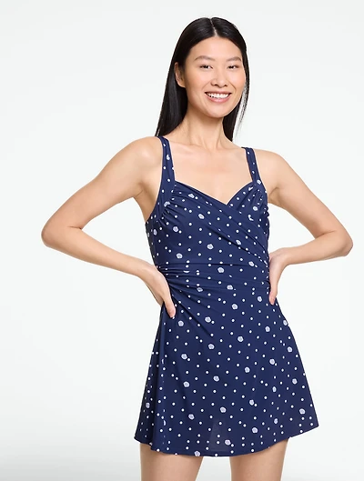 Miraclesuit® Sanibel Swim Dress - Shell Dots