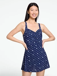Miraclesuit® Sanibel Swim Dress - Shell Dots