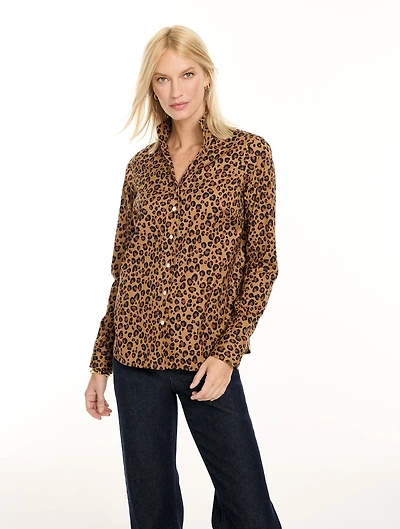 Non-Iron Shirt - Lavish Leopard