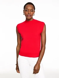 Mockneck Sweater Vest