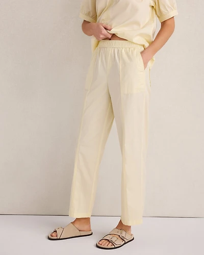 Organic Cotton Twill Tapered Pants