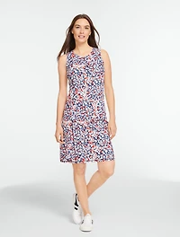 Out & About Zip Front Dress - Camo Floral