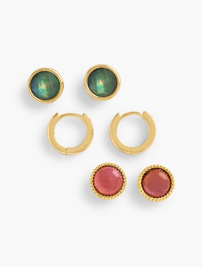 Multi Color Earring Set