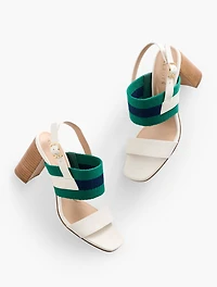 Bette Vachetta Block Heel  Sandals