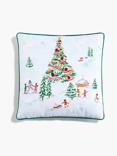 Winter Village Pillow