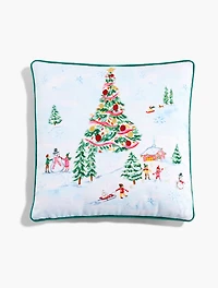 Winter Village Pillow