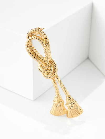 Rope Tassel Brooch